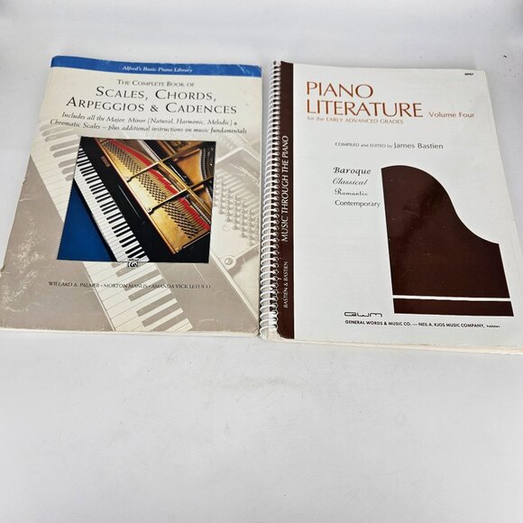 Piano Sheet Music Book Alfred Scales Chord Arpeggio Cadence GWM Literature Vol 4 - Picture 1 of 8